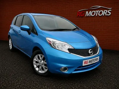 Used Nissan Note Acenta Premium 80 HP (58 kW) 2015 Blue Hatchback