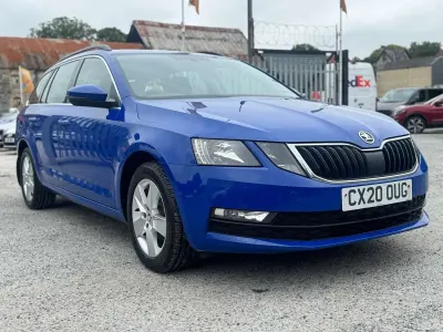 Used Skoda Octavia SE Technology 115 HP (84 kW) 2020 Blue Estate