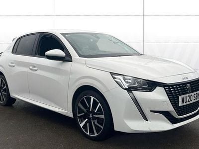 White Used 2020 Peugeot 208 Allure Hatchback | £14,524 (Fair price)