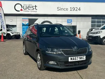 Begagnad Skoda Fabia SE L 110 HK (80 kW) 2017 Grå Kombi