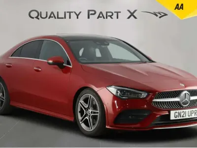 Used Mercedes CLA180 AMG line 2021 Red Sedan