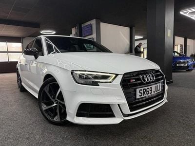 Begagnad Audi S3 Sportback Black Edition 2019 Vit Halvkombi