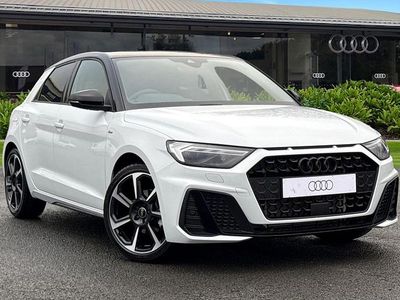 New Audi A1 Sportback Black Edition 2025 White Hatchback