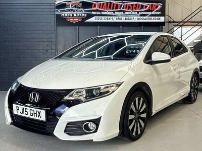 Used Honda Civic SE Plus 100 HP (73 kW) 2015 White Hatchback