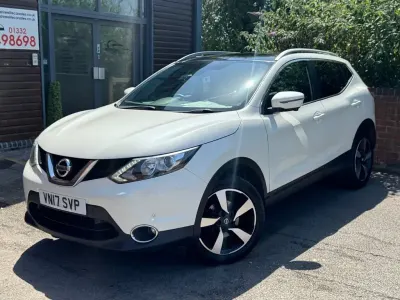 Used Nissan Qashqai N-Vision 115 HP (84 kW) 2017 White SUV