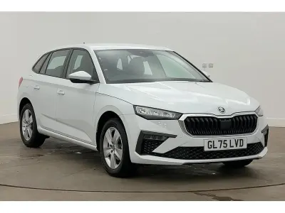 Used Skoda Scala SE 85 HP (62 kW) 2025 Moon white metallic Hatchback
