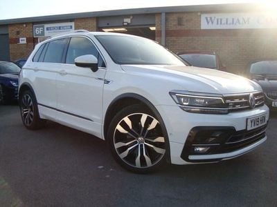 Begagnad VW Tiguan R-line 190 HK (139 kW) 2019 Vit SUV