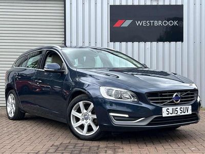 Blue Used 2015 Volvo V60 SE Lux Estate | £5,870 (Fair price)