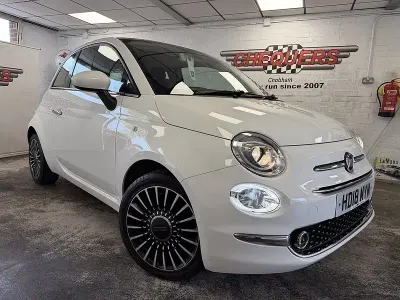 Gebraucht Fiat 500 Lounge 69 PS (50 kW) 2018 Weiß Kleinwagen