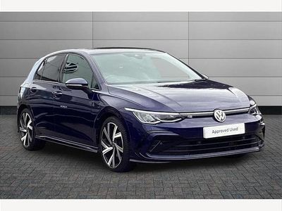 Used VW Golf VIII R-line 150 HP (110 kW) 2020 Blue Hatchback