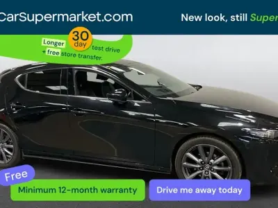 Begagnad Mazda 3 Takumi-Line 122 HK (89 kW) 2023 Svart Halvkombi