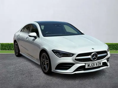 Used Mercedes CLA180 AMG Line Premium Plus 2021 White Sedan