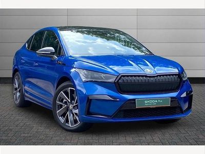 Used Skoda Enyaq iV SportlinePlus 210 kW (286 HP) 2025 Race blue SUV