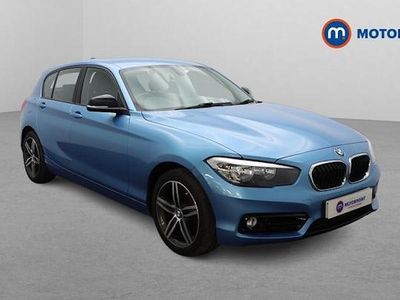 Used BMW 118 Sport Line 150 HP (110 kW) 2017 Blue Hatchback