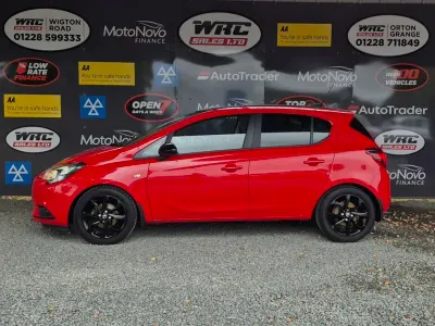 Used Vauxhall Corsa 75 HP (55 kW) 2019 Red Hatchback