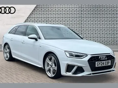 Used Audi A4 S-Line 204 HP (150 kW) 2024 White Estate