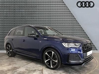 Begagnad Audi Q7 Black Edition 281 HK (206 kW) 2023 Blå SUV