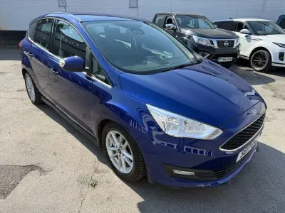 Used Ford C-MAX Zetec 125 HP (91 kW) 2017 Blue MPV