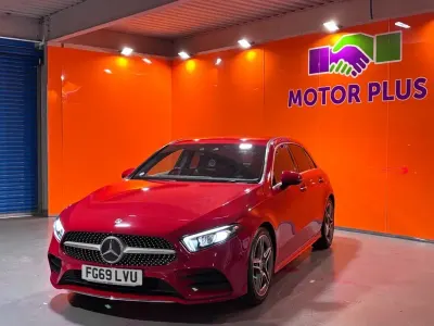 Used Mercedes A200 AMG Line Premium 163 HP (119 kW) 2019 Red Hatchback