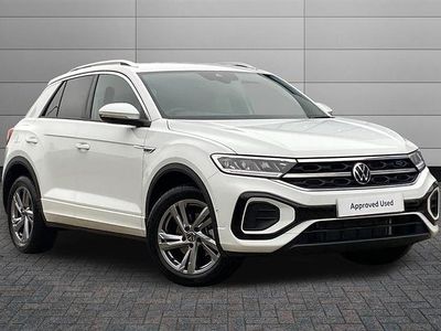 Pure white New 2025 VW T-Roc R-line SUV | £29,350 (Good price)