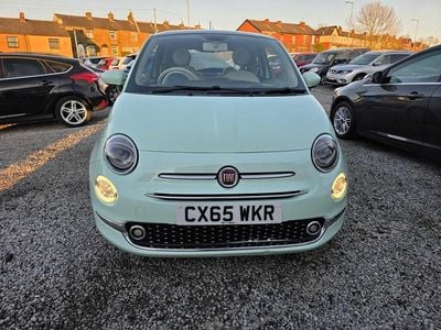 Green Used 2015 Fiat 500 Lounge Hatchback | £5,290 (Fair price)