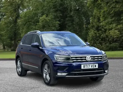 Used VW Tiguan SEL 180 HP (132 kW) 2017 Blue SUV