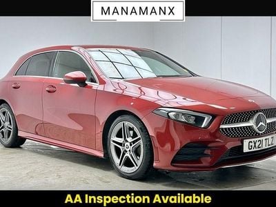 Begagnad Mercedes A180 AMG line 136 HK (100 kW) 2021 Röd Halvkombi