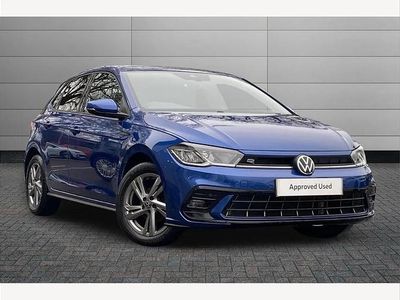 Used VW Polo R-line 95 HP (69 kW) 2023 Blue Hatchback