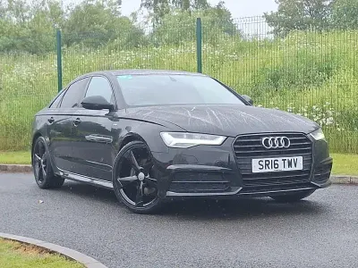Used Audi A6 Black Edition 190 HP (139 kW) 2016 Black Sedan