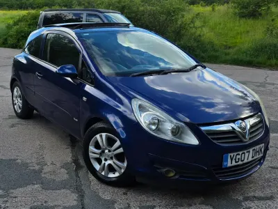 Used Vauxhall Corsa Club 2007 Blue Hatchback
