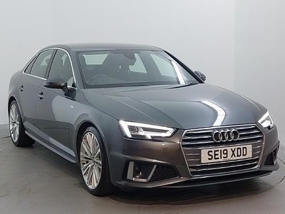 Grey Used 2019 Audi A4 S-Line Sedan | £15,498 (Fair price)