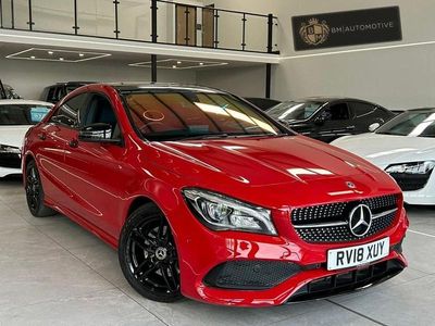 Begagnad Mercedes CLA220 AMG line 177 HK (130 kW) 2018 Röd Sedan