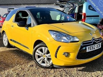 Yellow Used 2012 Citroën DS3 Hatchback | £6,495 (Expensive)