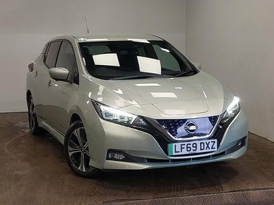 Used Nissan Leaf Tekna 110 kW (150 HP) 2019 Silver Hatchback