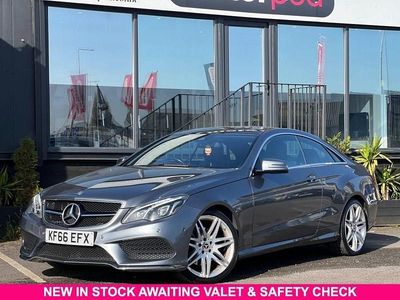 Used Mercedes E220 AMG line 177 HP (130 kW) 2016 Grey Coupe