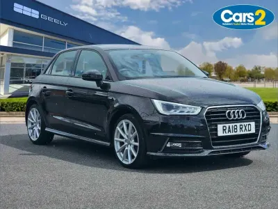 Used Audi A1 S-Line 123 HP (90 kW) 2018 Black Hatchback