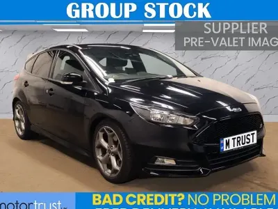 Used Ford Focus ST 185 HP (136 kW) 2017 Black Hatchback