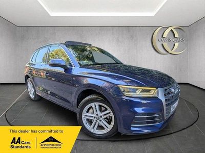 Blue Used 2017 Audi Q5 S-Line SUV | £20,995 (Expensive)