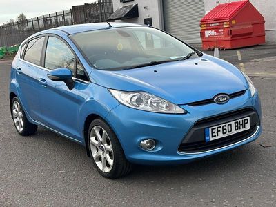 Used Ford Fiesta Titanium 96 HP (70 kW) 2011 Blue Hatchback