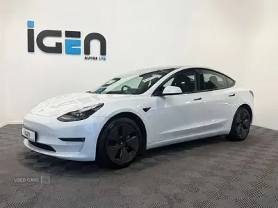 Used Tesla Model 3 Long Range AWD 366 kW (498 HP) 2022 White Sedan