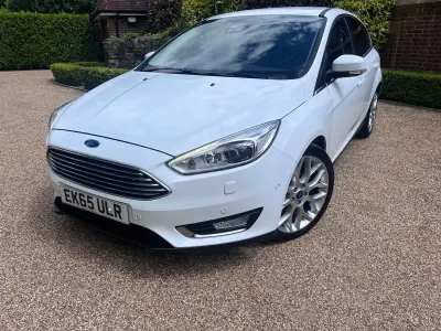 Used Ford Focus Titanium X 125 HP (91 kW) 2015 White Hatchback