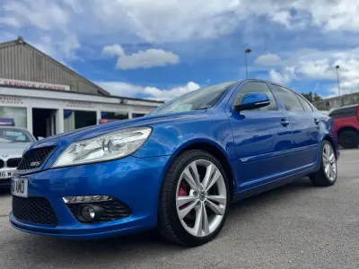 Used Skoda Octavia vRS 170 HP (125 kW) 2010 Blue Hatchback
