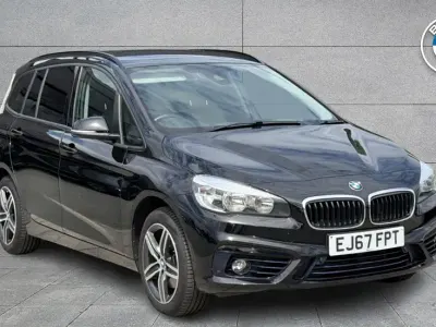 Used BMW 218 Gran Tourer Sport Line 134 HP (98 kW) 2017 Black MPV