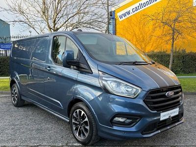 Used Ford Transit Custom Sport 185 HP (136 kW) 2021 Blue Van