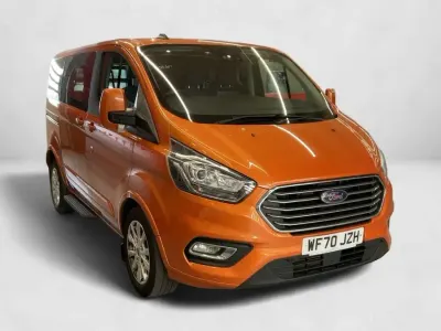 Used Ford Tourneo Custom 2020 Orange Van