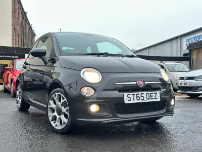 Used Fiat 500 S 69 HP (50 kW) 2015 Black Hatchback