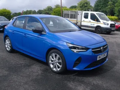 Used Vauxhall Corsa 75 HP (55 kW) 2021 Blue Hatchback