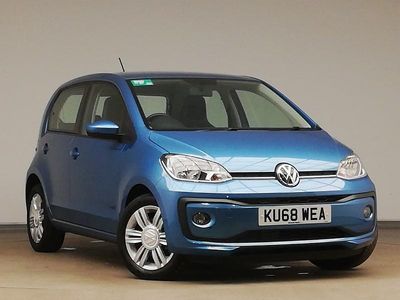 Used VW up! high up! 75 HP (55 kW) 2018 Blue Hatchback