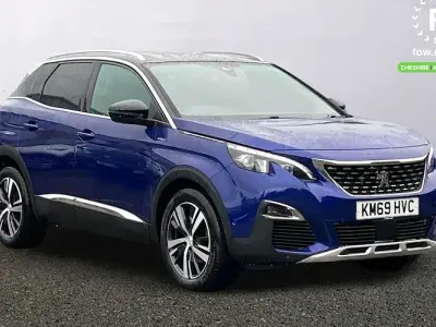 Used Peugeot 3008 GT-line 131 HP (96 kW) 2019 Blue SUV