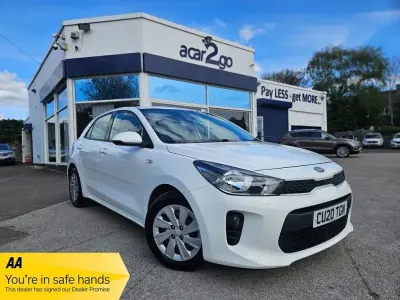 Begagnad Kia Rio 83 HK (61 kW) 2020 Vit Halvkombi